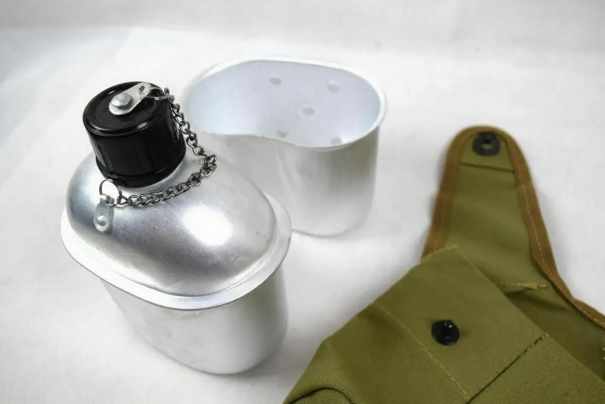 WWII US 1944 Marine Canteen Kettle Military-Outdoors.com