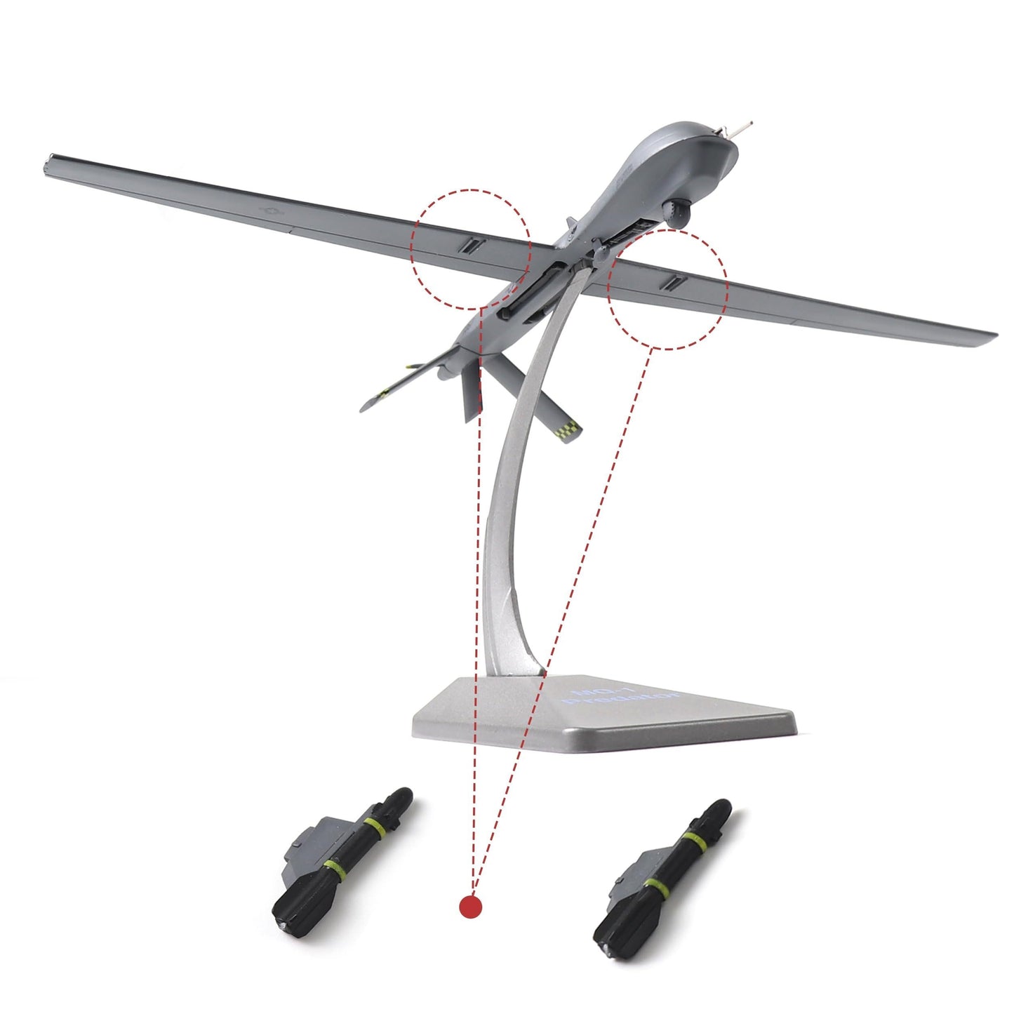 MQ-1B Predator Drone 1/72 Metal Model Kits