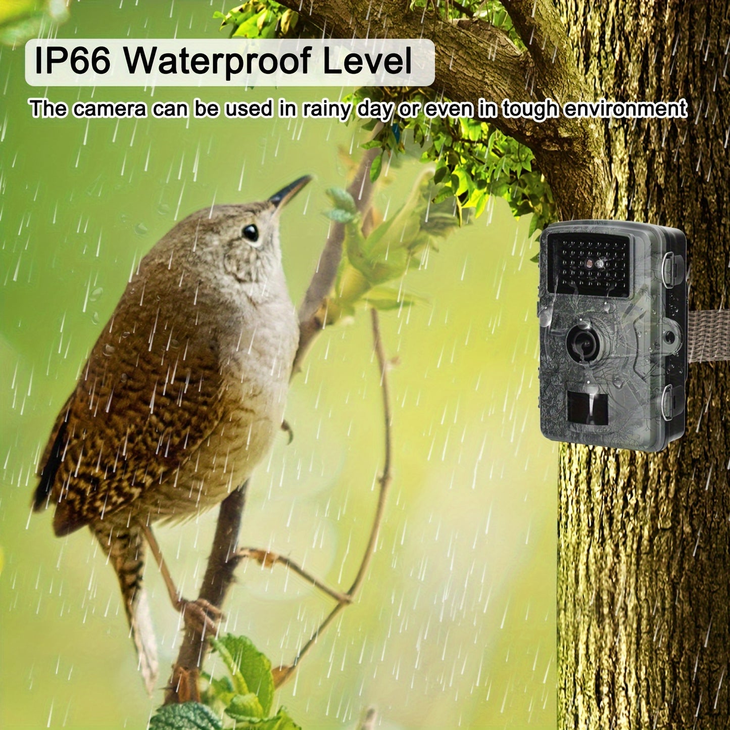 16MP 1080P Waterproof Trail Camera