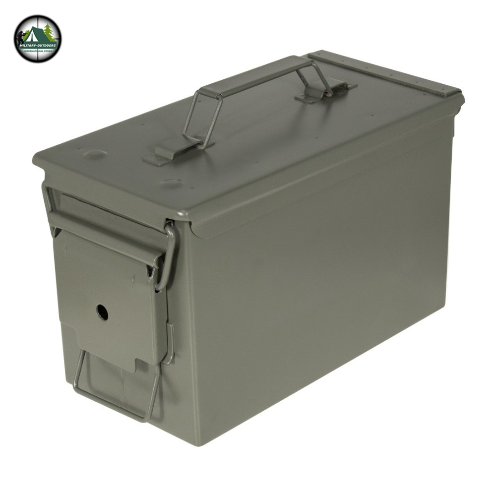 50 Caliber Metal Ammo Storage Box