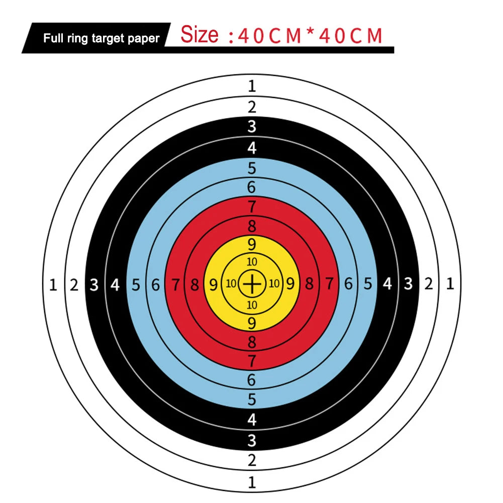 10pcs Lot 40x40cm Professional Shooting Targets