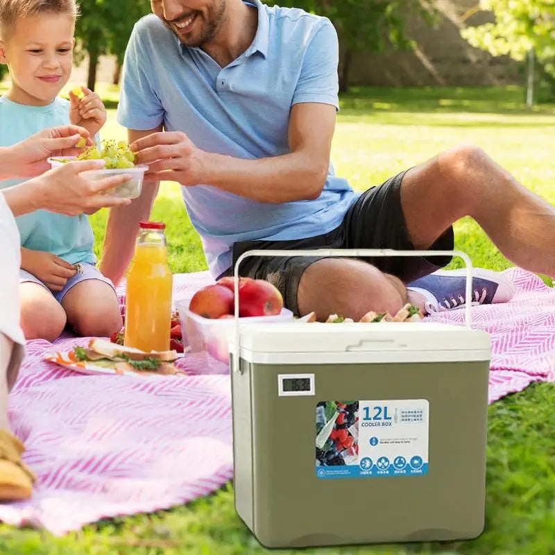 12L  Portable Cooler Box For Camping