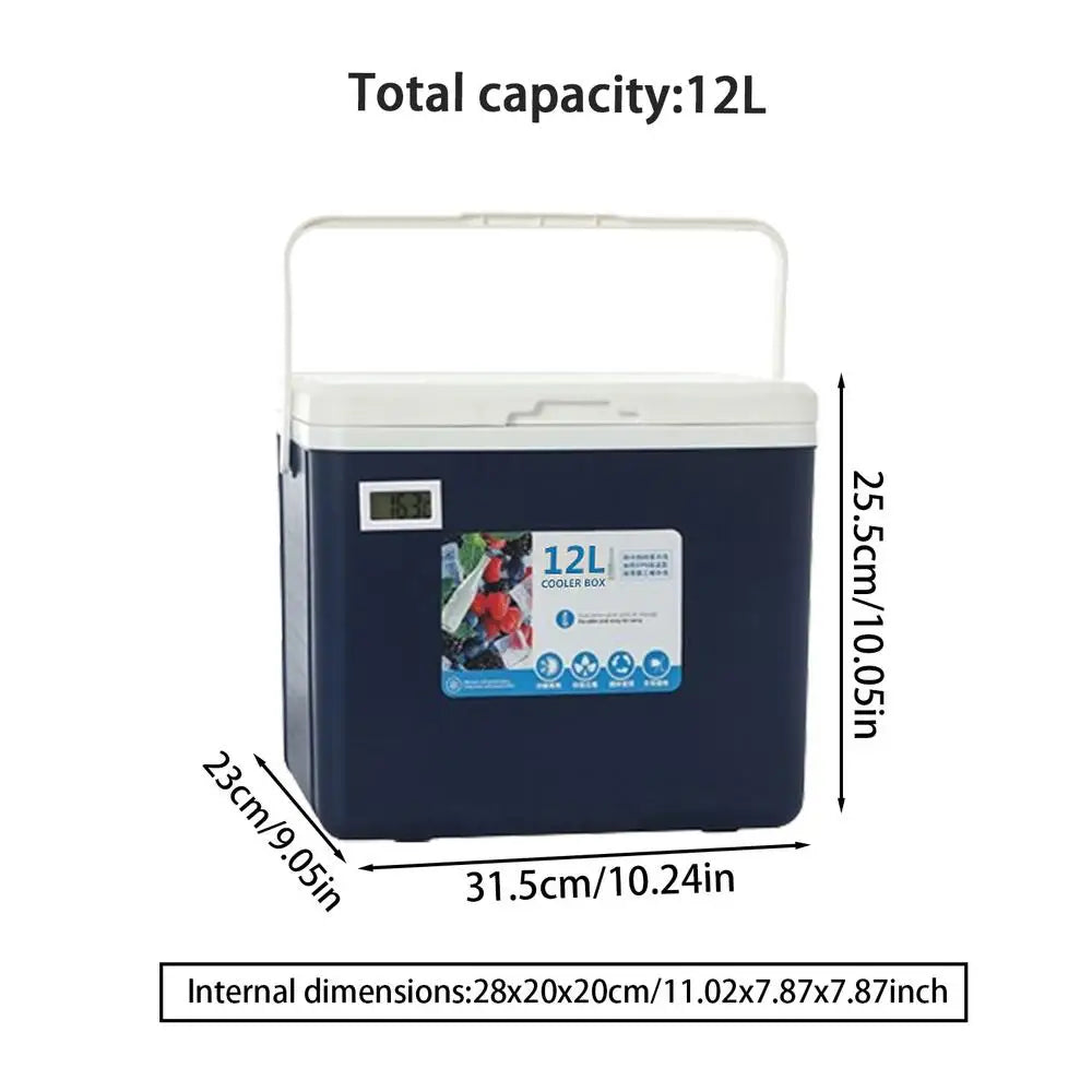 12L  Portable Cooler Box For Camping