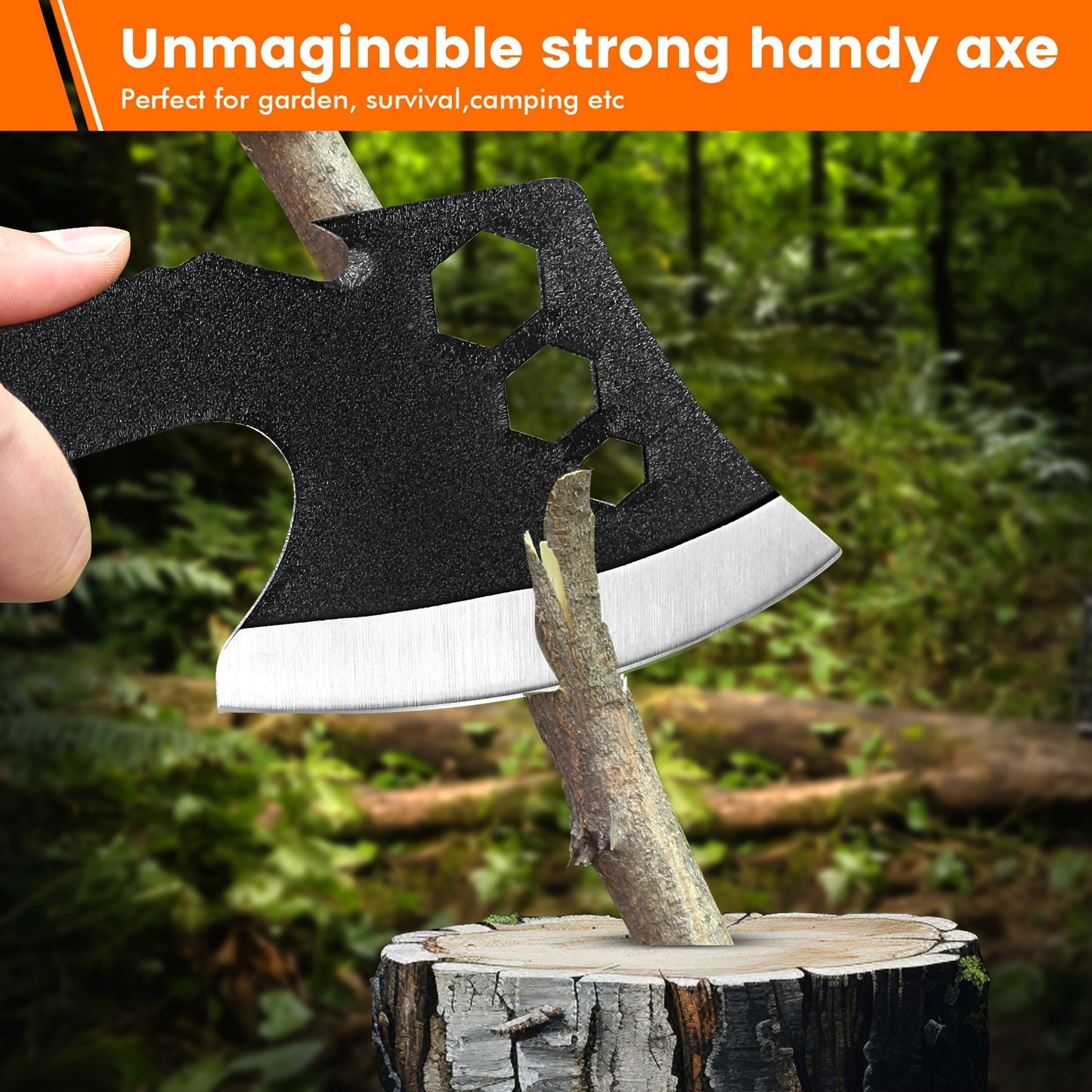 Outdoor Axe With Fiber Handle