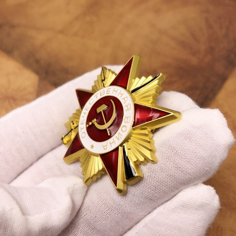 Vintage-Inspired USSR War Medal