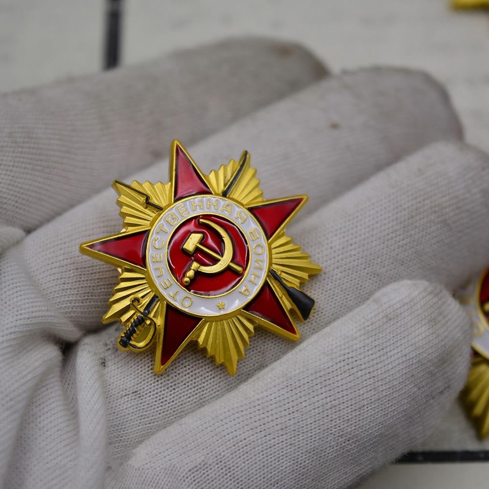 Vintage-Inspired USSR War Medal