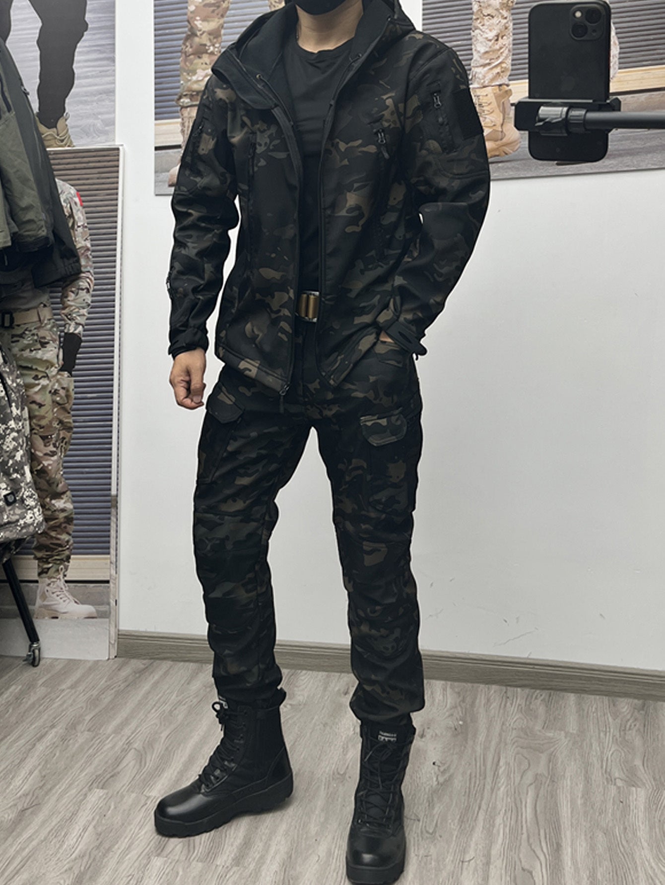 Men's Camouflage Tactical Set