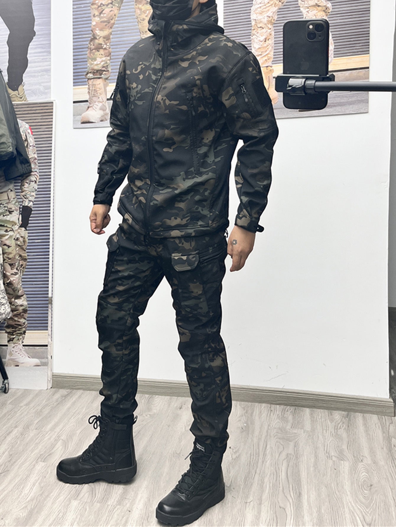 Men's Camouflage Tactical Set