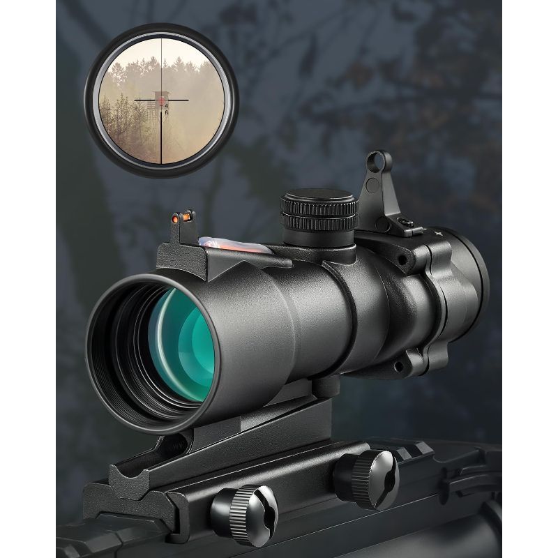 4x32 Prism Scope with Fiber Sight