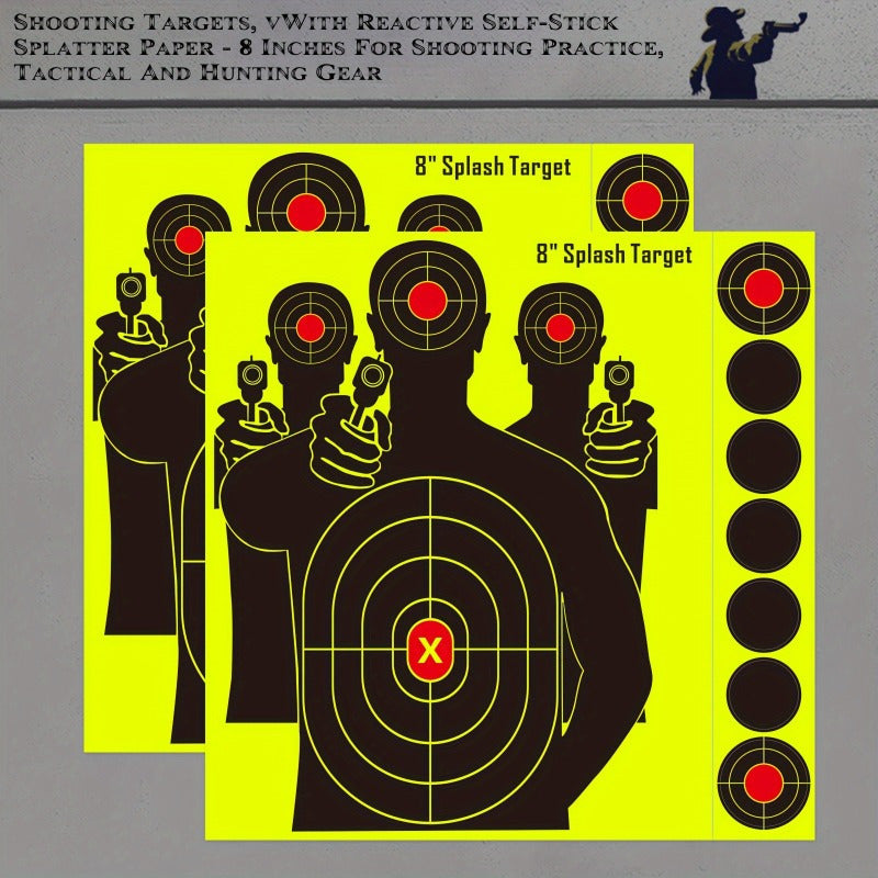 50 Pack Reactive Splatter Shooting Targets