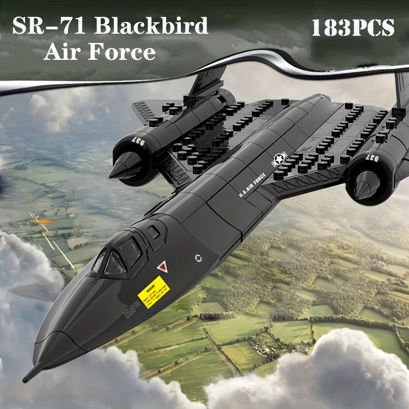 183pcs Military SR-71 Black Bird