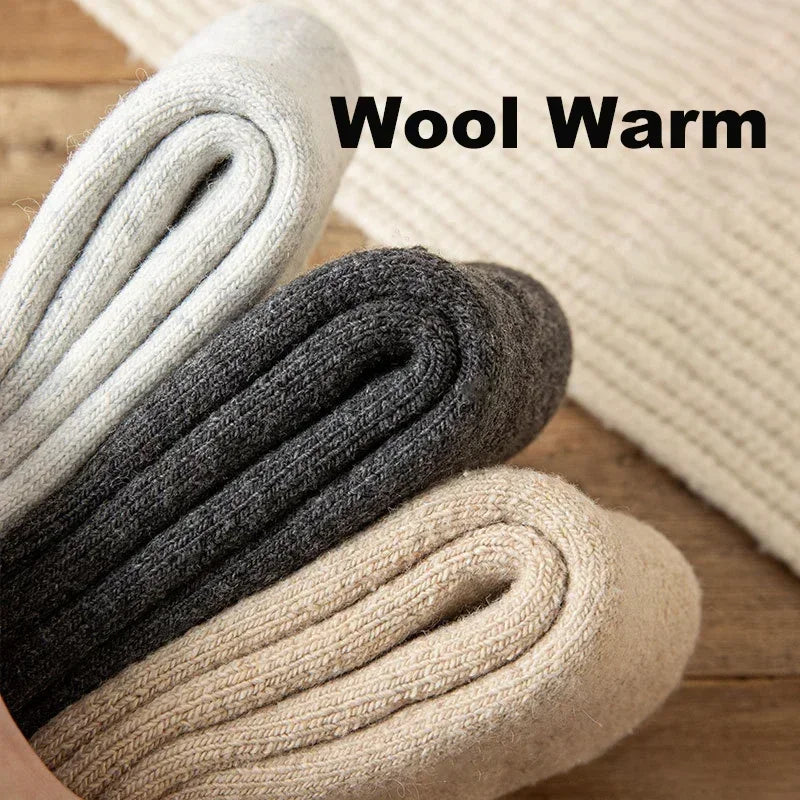 1 Pair Wool  Winter Outdoor Socks