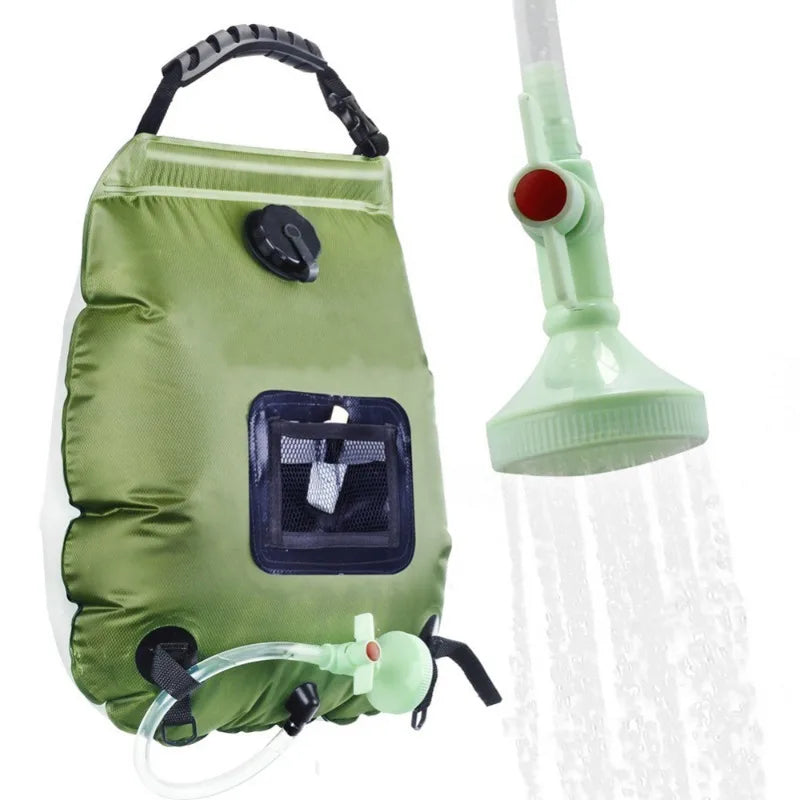 20L Outdoor Solar Heating Shower Bag with Hose