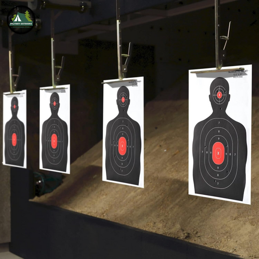 24 Pack Silhouette Shooting Paper Targets