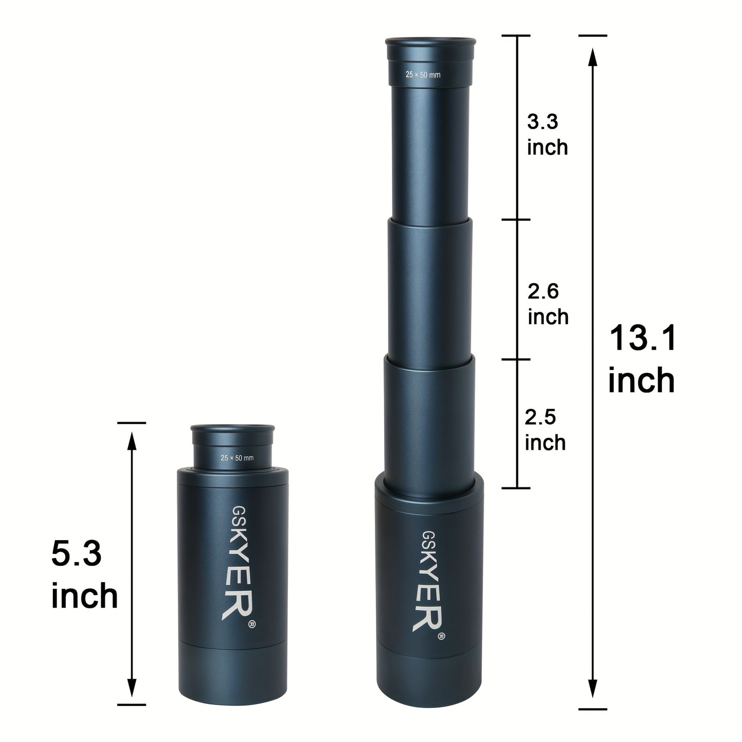 25x50 High-Powered Monocular Telescope