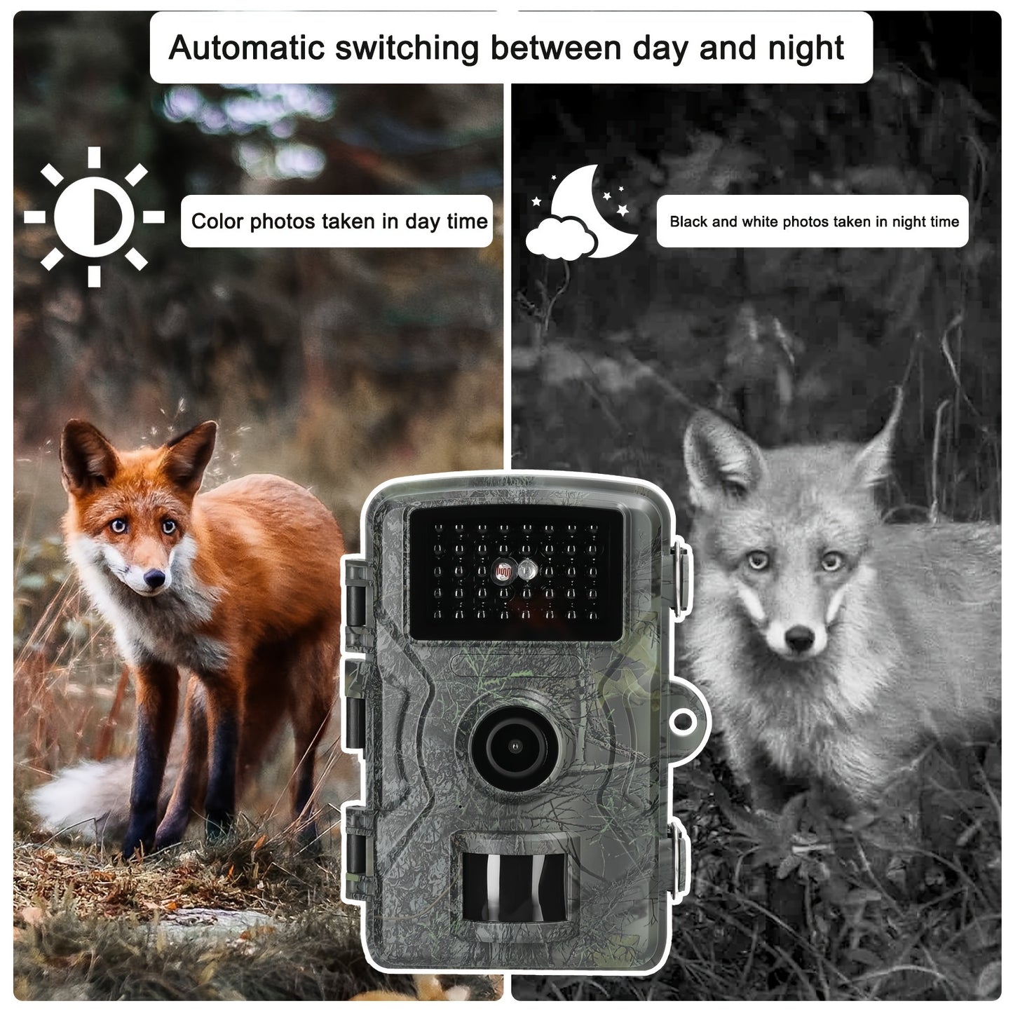 16MP 1080P Waterproof Trail Camera