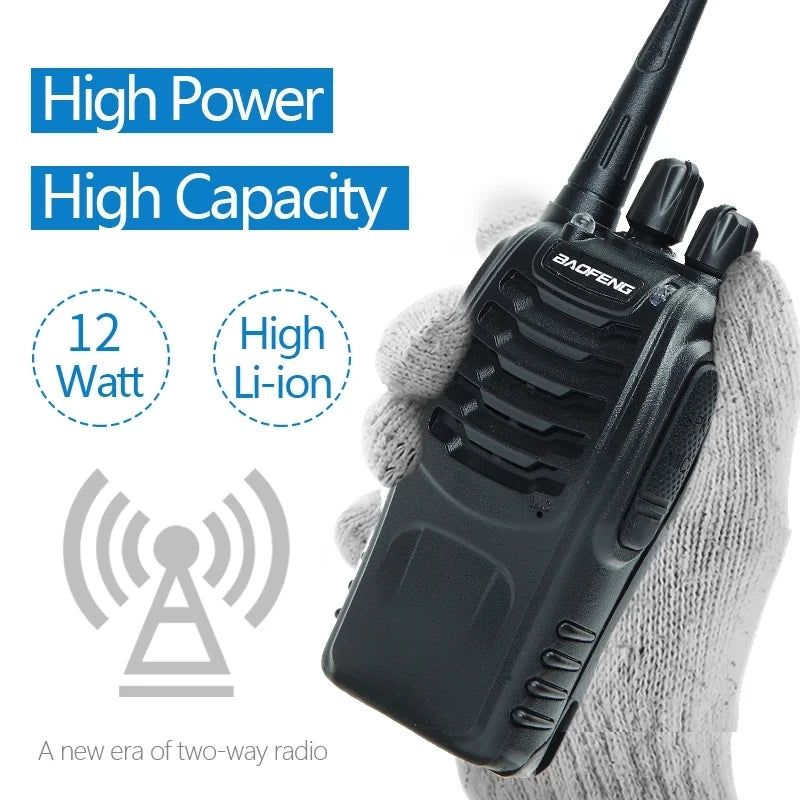 2 or 4 PCS Baofeng BF-888S 12W Walkie Talkie