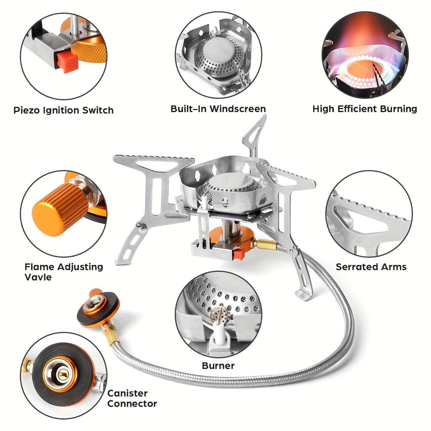 3500W Or 6800W Camping Stove with Piezo Ignition