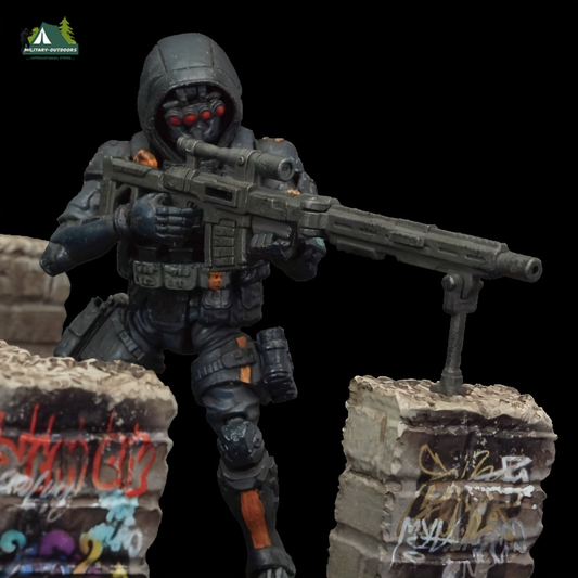 1:18 Action Figures Kits Silencer