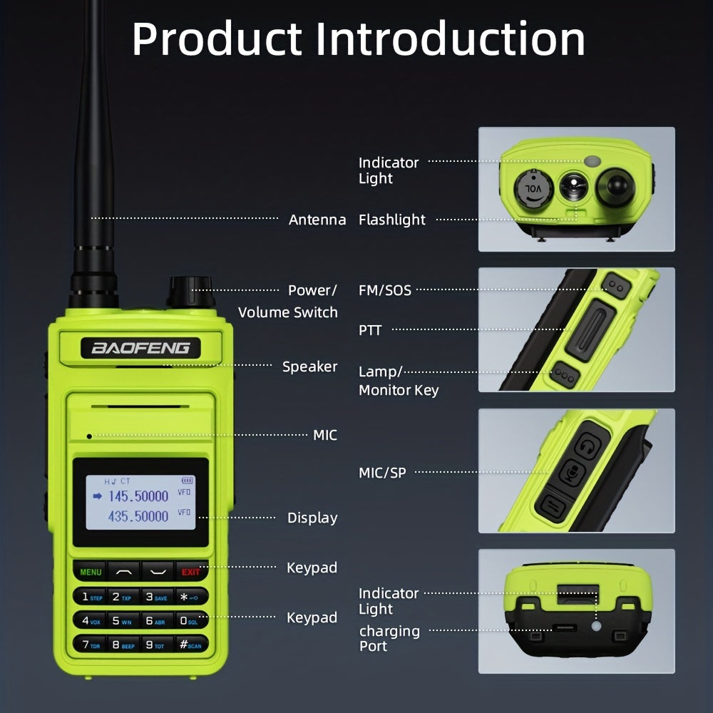 BAOFENG UV999 Pro 10W Long Range Walkie Talkie