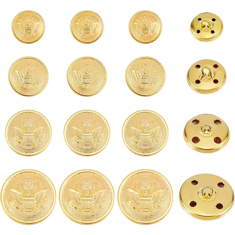 40pcs US Army Uniform Metal Blazer Button Set Uniform Replica
