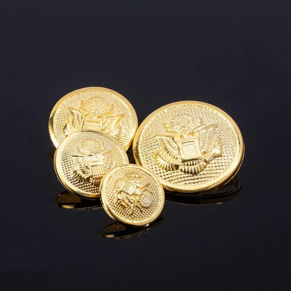 40pcs US Army Uniform Metal Blazer Button Set Uniform Replica