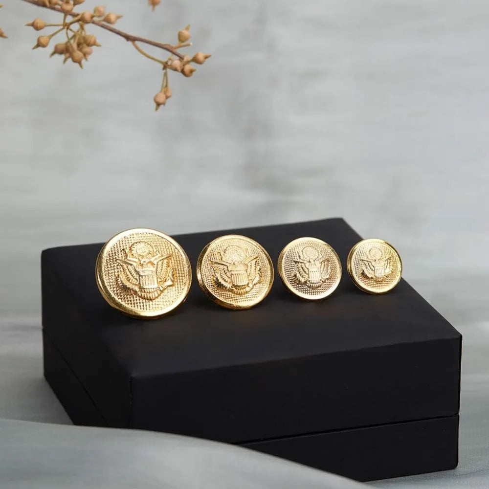 40pcs US Army Uniform Metal Blazer Button Set Uniform Replica