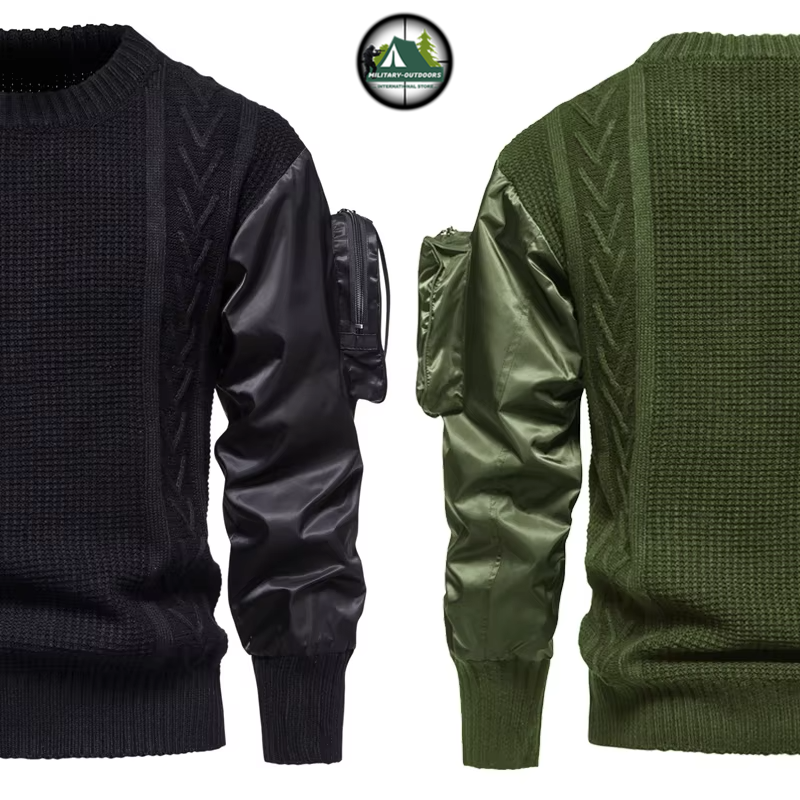 Arm Pocket Army Sweaters