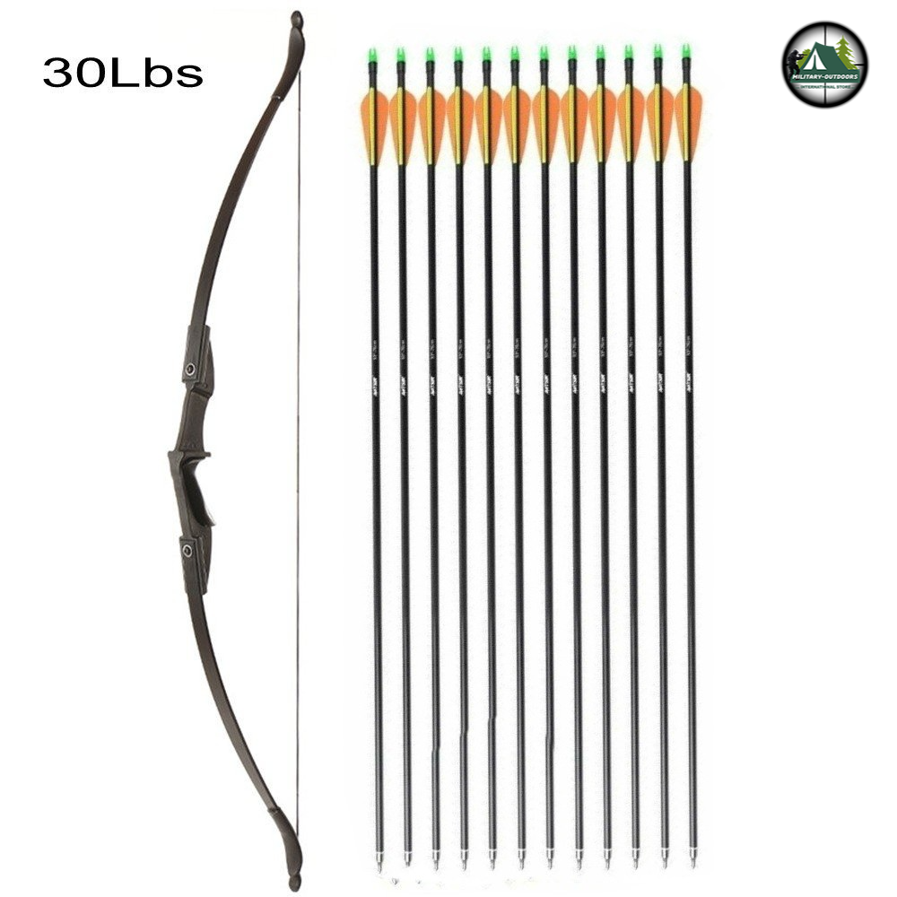 57 inch Archery Recurve Bow Arrows Set