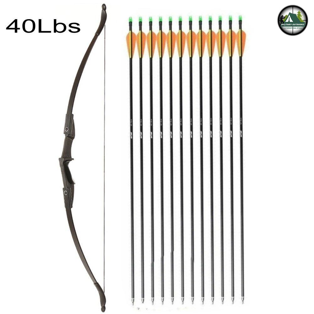 57 inch Archery Recurve Bow Arrows Set