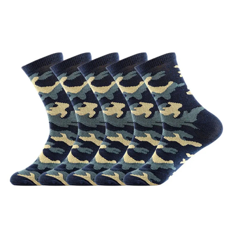 5 Pairs Comfortable Warm Thickened Cotton Socks