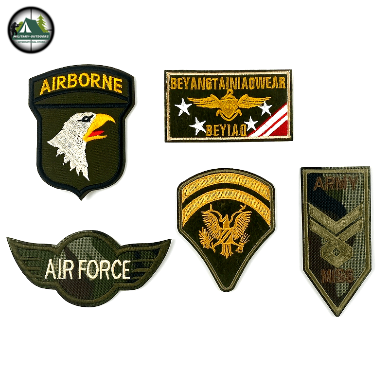 5pcs Tactical Military Patches for Clothing and Uniforms