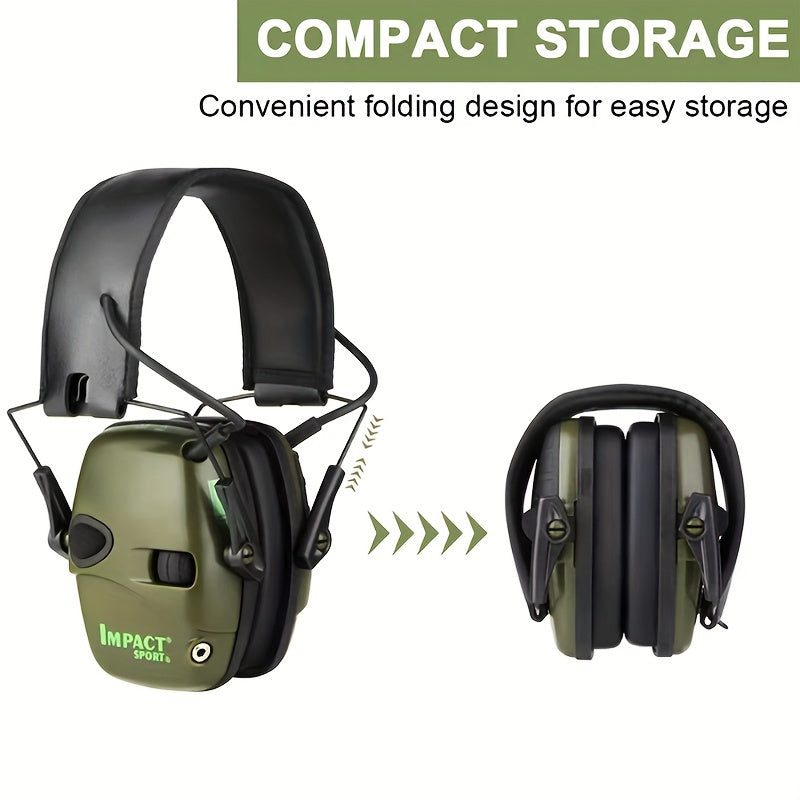 Tactical Electronic Earmuffs - Noise Reduction