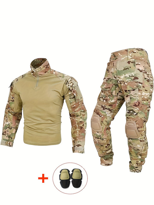 Men's Tactical Suit With Knee Pads