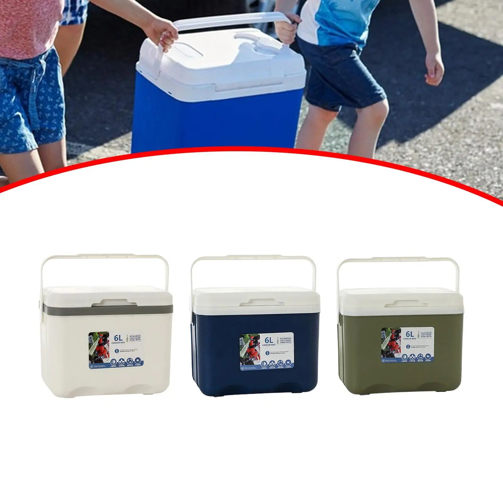 6L Cooler Outdoor Ice Box