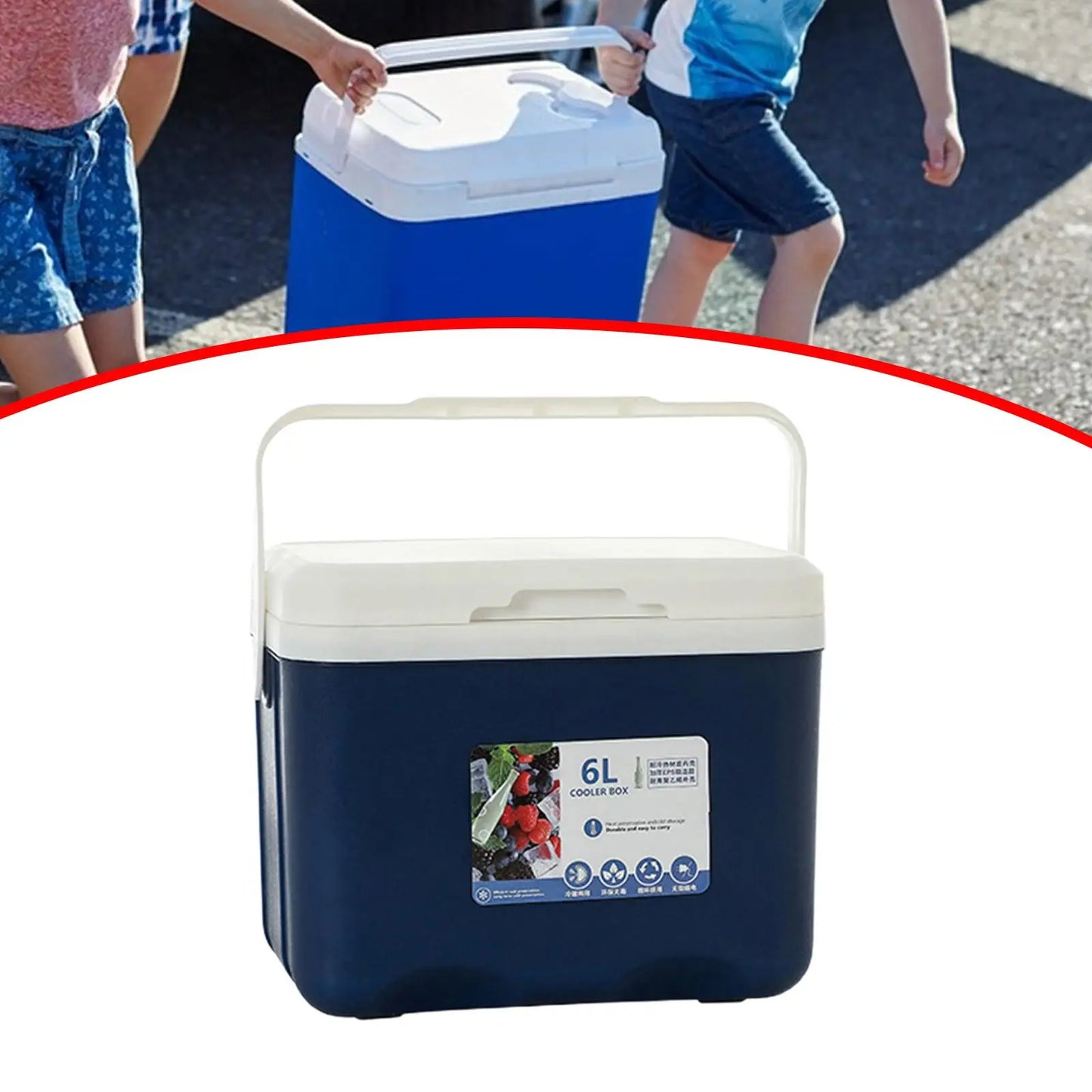 6L Cooler Outdoor Ice Box