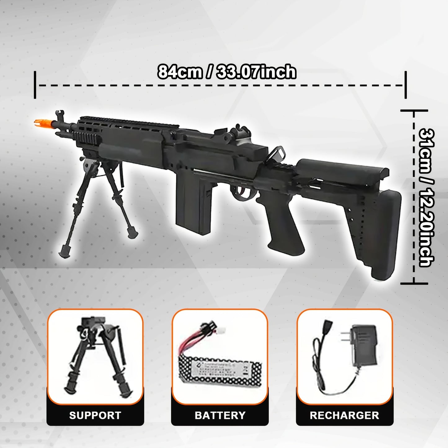 MK14 Full Auto/ Semi-Auto Safety Splattergun