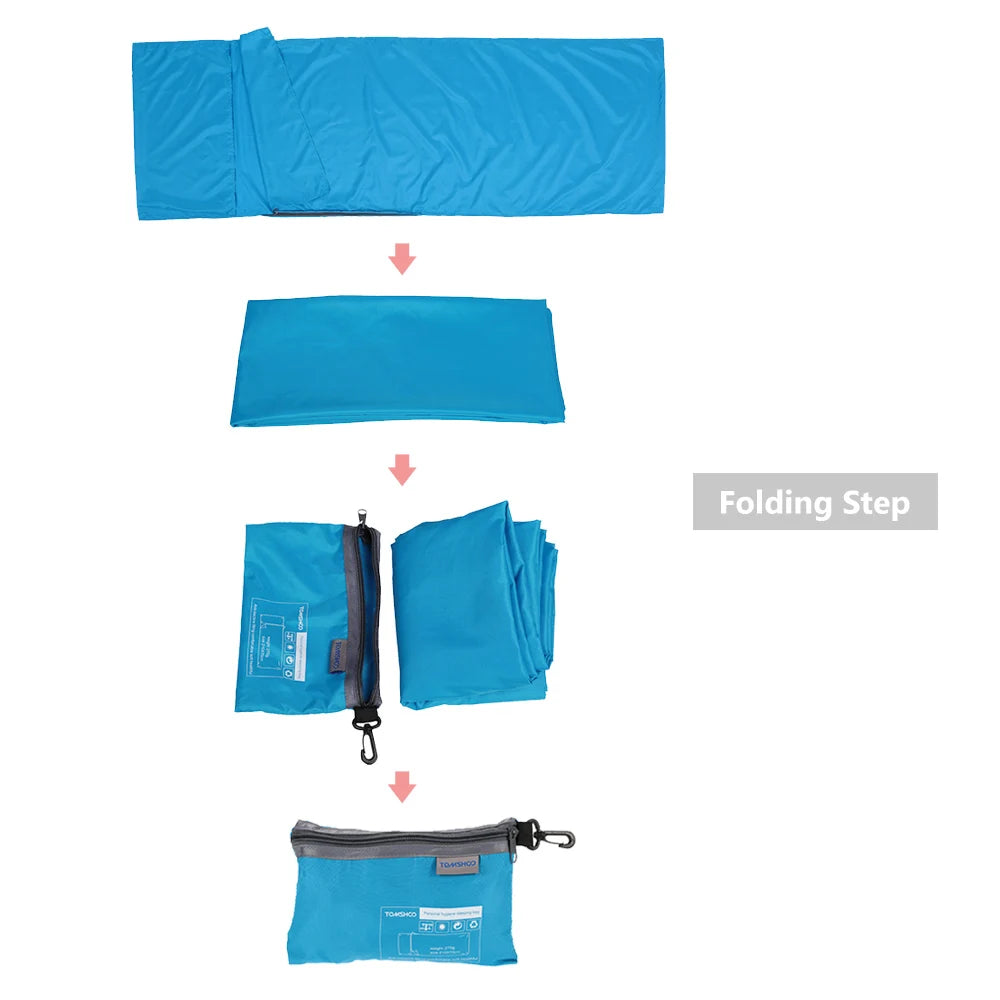 70x210CM Portable Sleeping Bag with Pillowcase