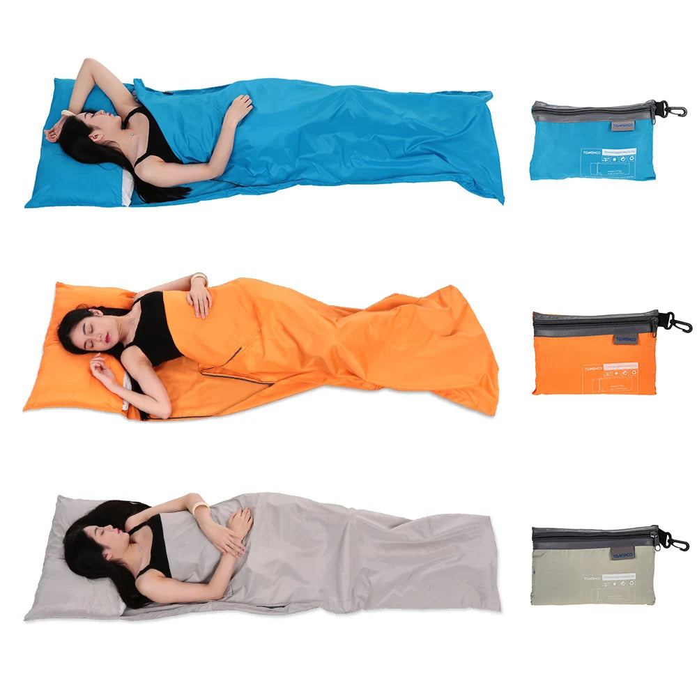 70x210CM Portable Sleeping Bag with Pillowcase