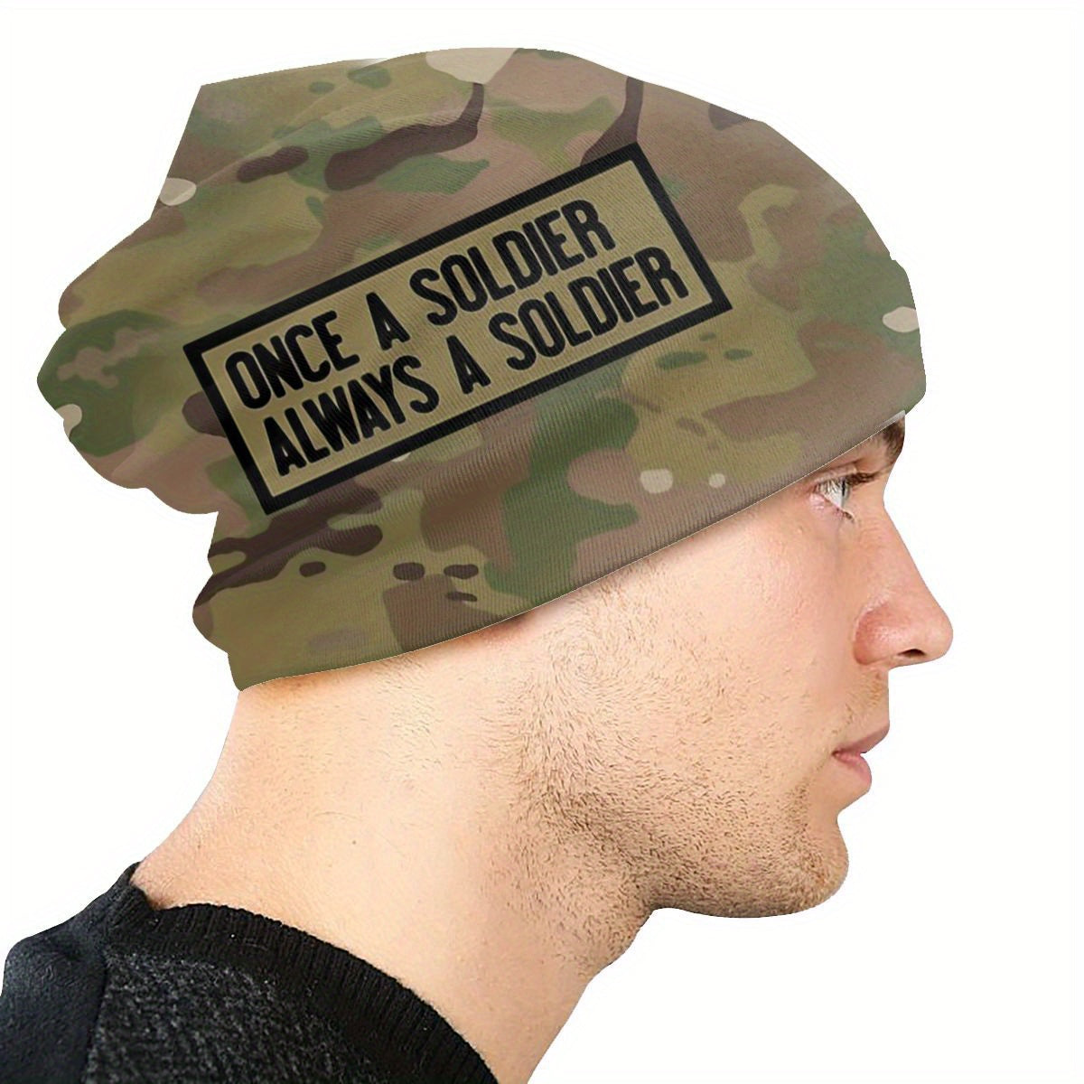 1pc Camouflage Army Thin Bonnet Hat