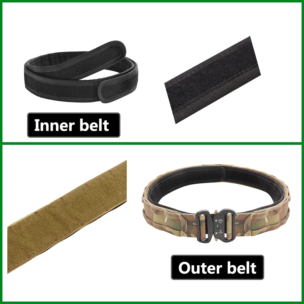 2-inch Tactical Battle double-layer Belt