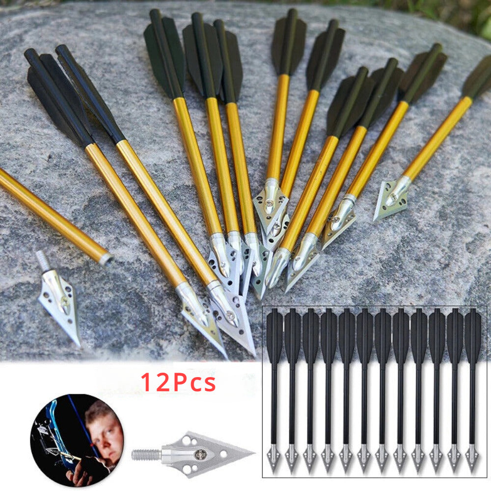 6.5" Aluminium Mini Archery 6.0mm Arrows