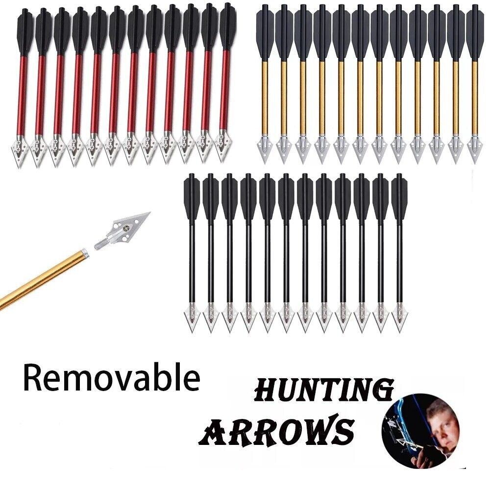 6.5" Aluminium Mini Archery 6.0mm Arrows