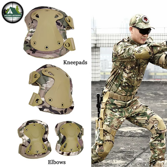 Camo Tactical Knee % Elbow Pads