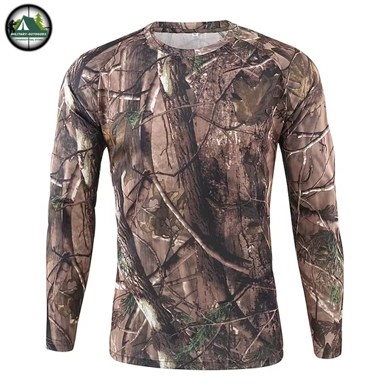 Camouflage  Army Long Sleeve T Shirt