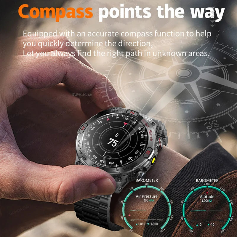 Outdoor Smart Watch With GPS Tracking