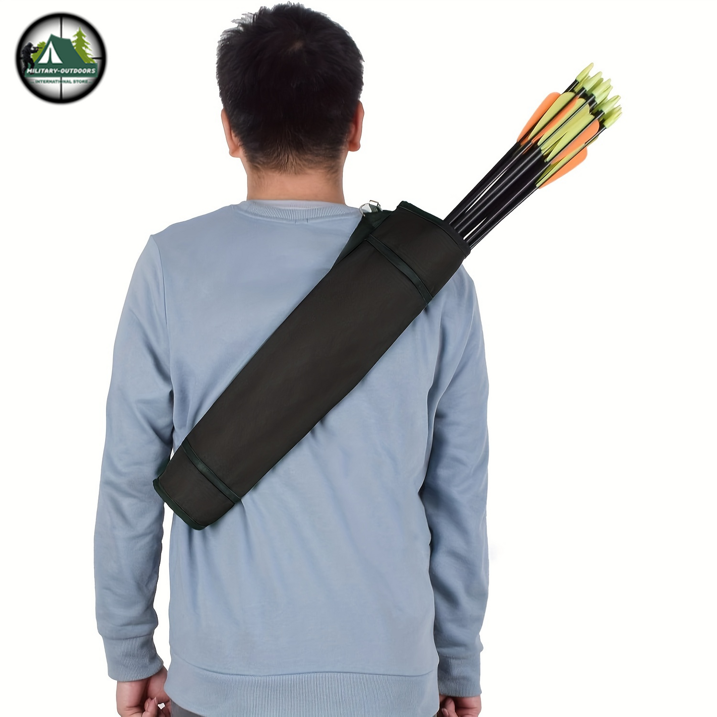 Adjustable Single Shoulder Archery Quiver