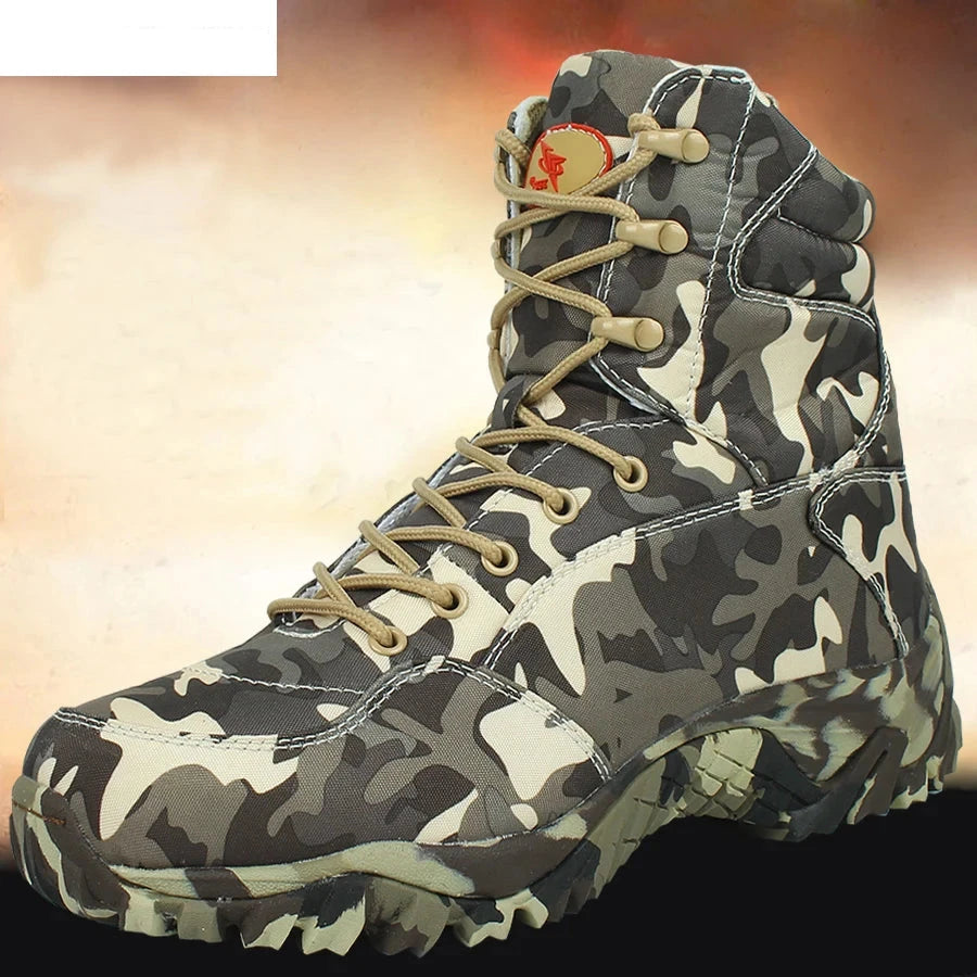 Army Camouflage Tactical Boots