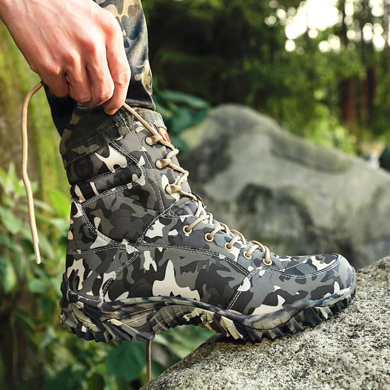 Army Camouflage Tactical Boots