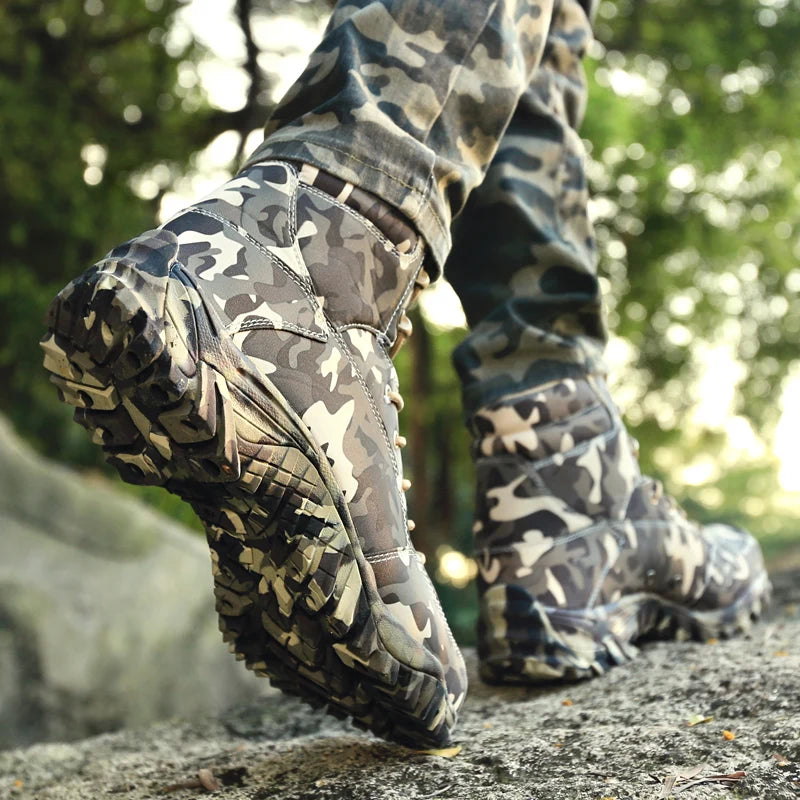 Army Camouflage Tactical Boots